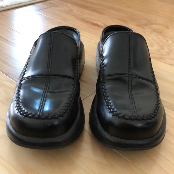 Dansko Black Nursing Clogs Slides Mules - Picture 2 of 8